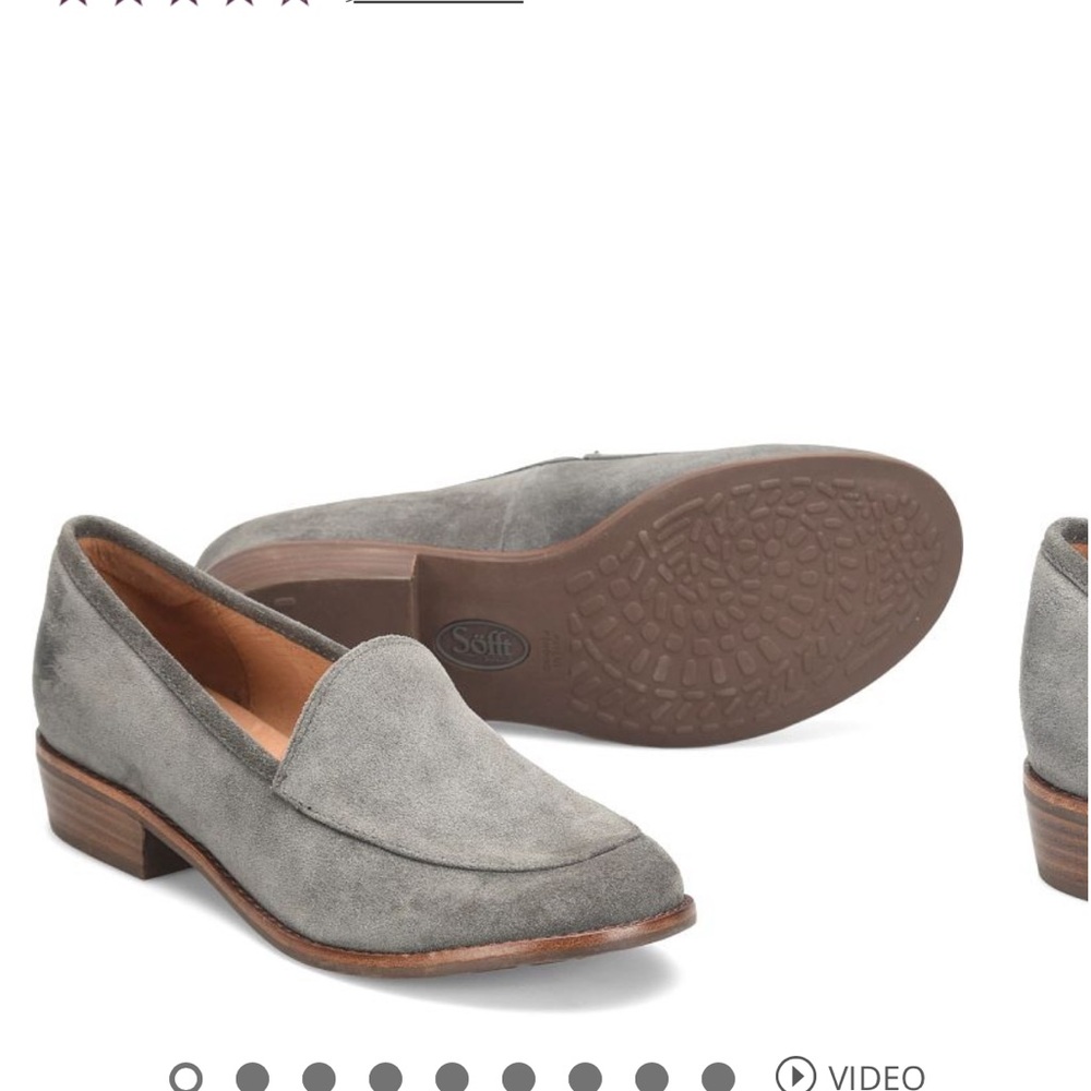 Sofft Women's Suede Gray Loafers